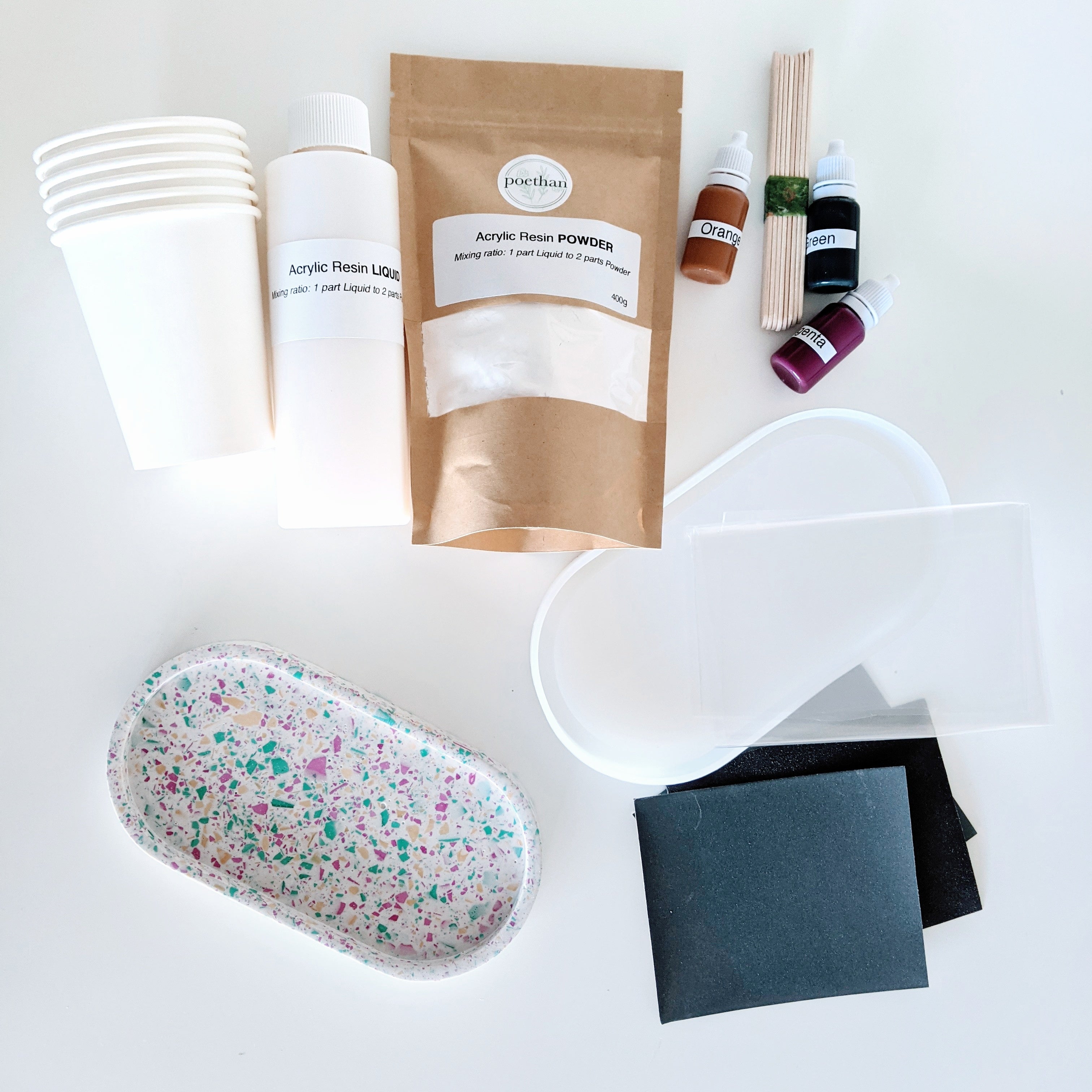 Using the Acrylic Resin Starter Kit